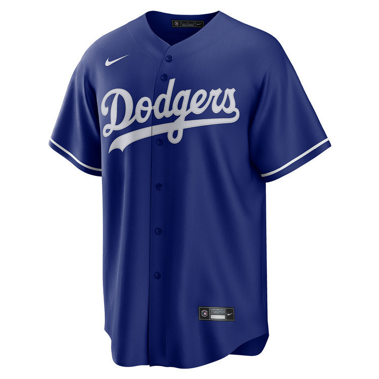 Alternative view of Shohei Ohtani 17 Los Angeles Dodgers Alternate Baseball Jersey - Men Royal Baseball Jersey 