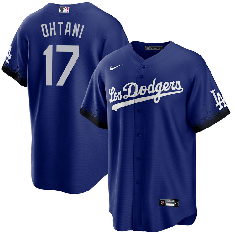 Shohei Ohtani 17 Los Angeles Dodgers City Connect Baseball Jersey - Men Baseball Jersey 