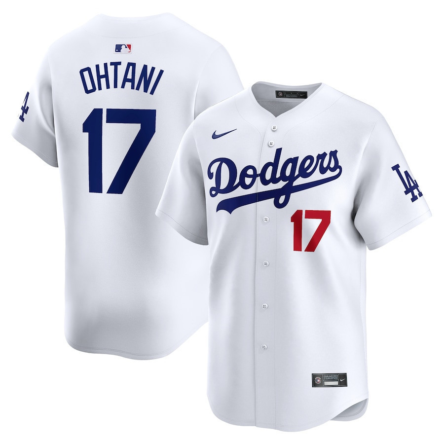 Shohei Ohtani 17 Los Angeles Dodgers Home Men Baseball Jersey - White 