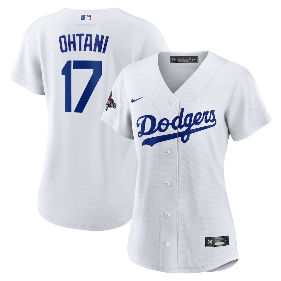 Shohei Ohtani 17 Los Angeles Dodgers Women's 2024 World Series Champions Home Player Baseball Jersey - White 