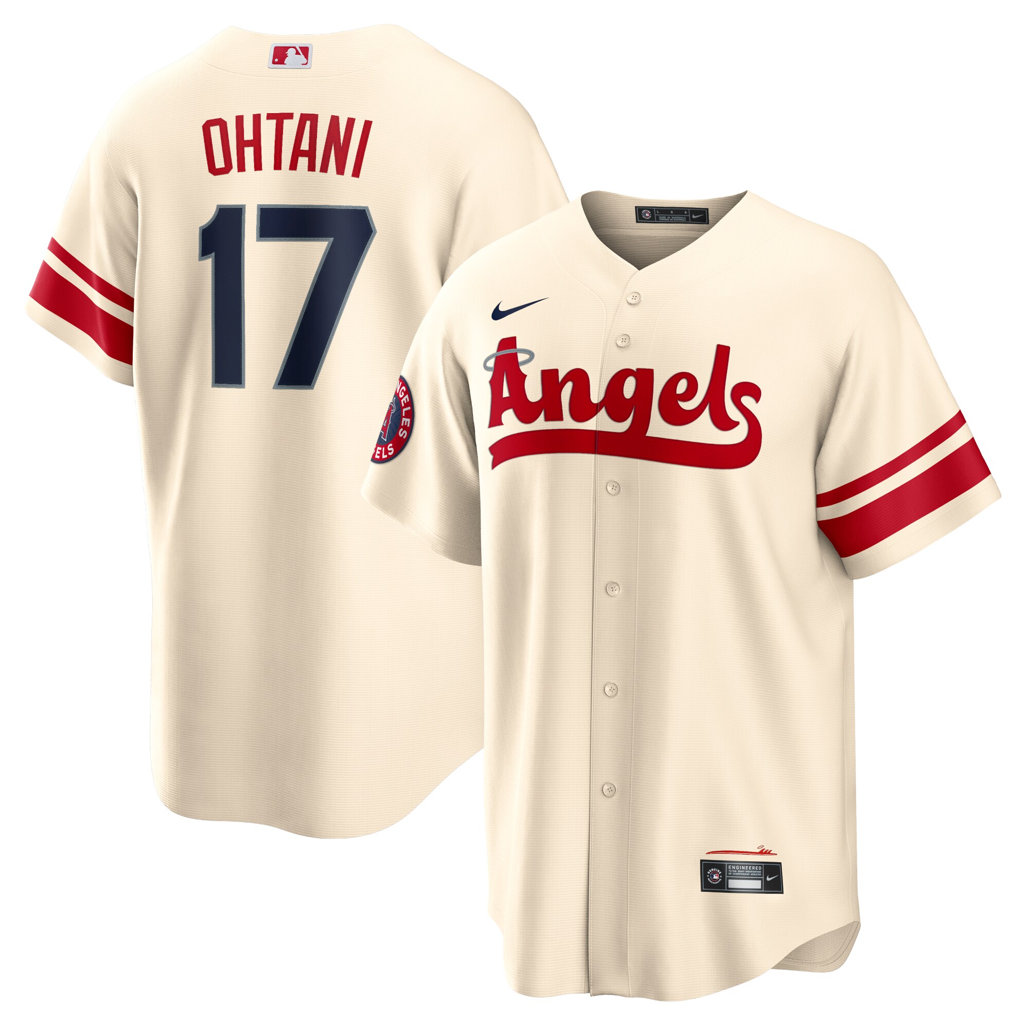 Shohei Ohtani Los Angeles Angels City Connect Replica Player Baseball Jersey - Cream