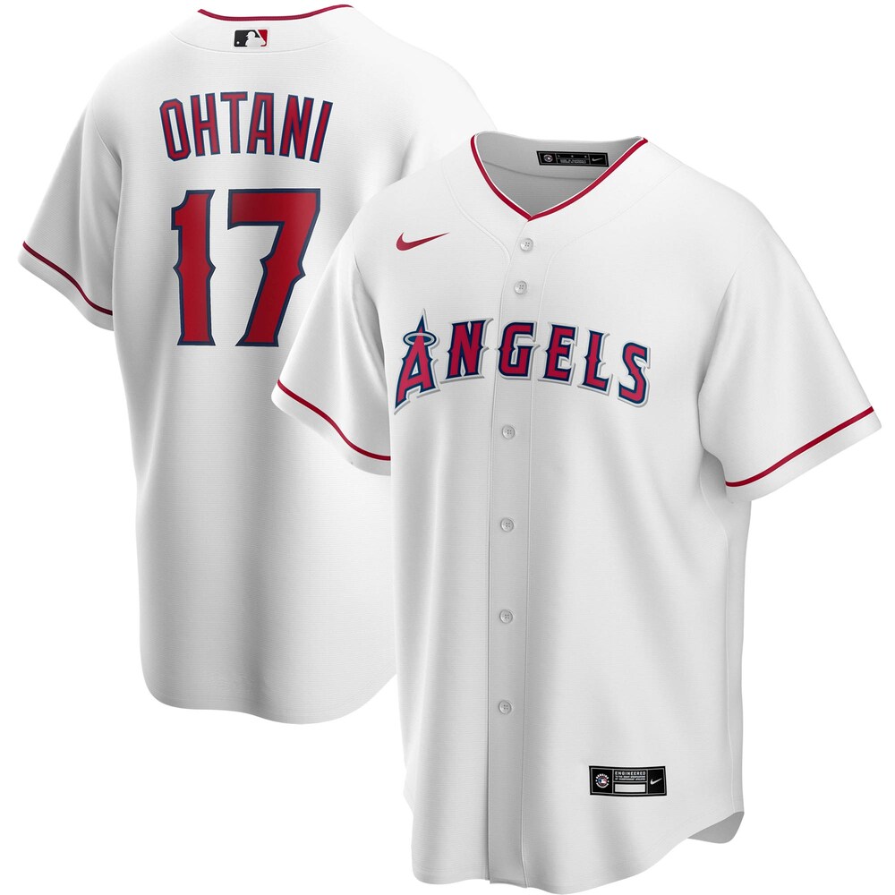 Shohei Ohtani Los Angeles Angels Home 2020 Player Baseball Jersey - White Color