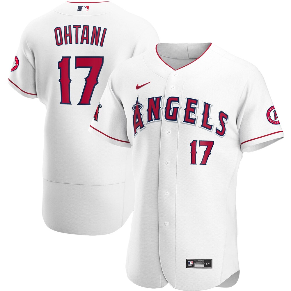 Shohei Ohtani Los Angeles Angels Home 2020 Player Baseball Jersey - White