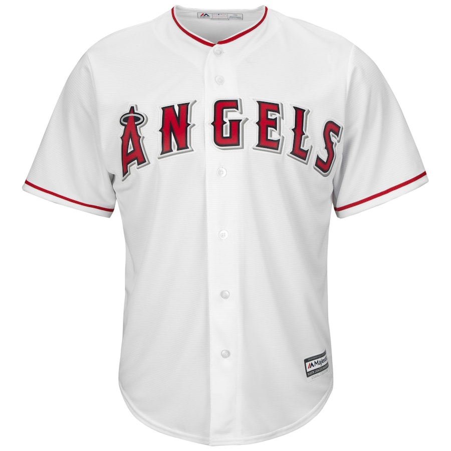 Alternative view of Shohei Ohtani Los Angeles Angels Majestic Big And Tall Cool Base Player Baseball Jersey - White