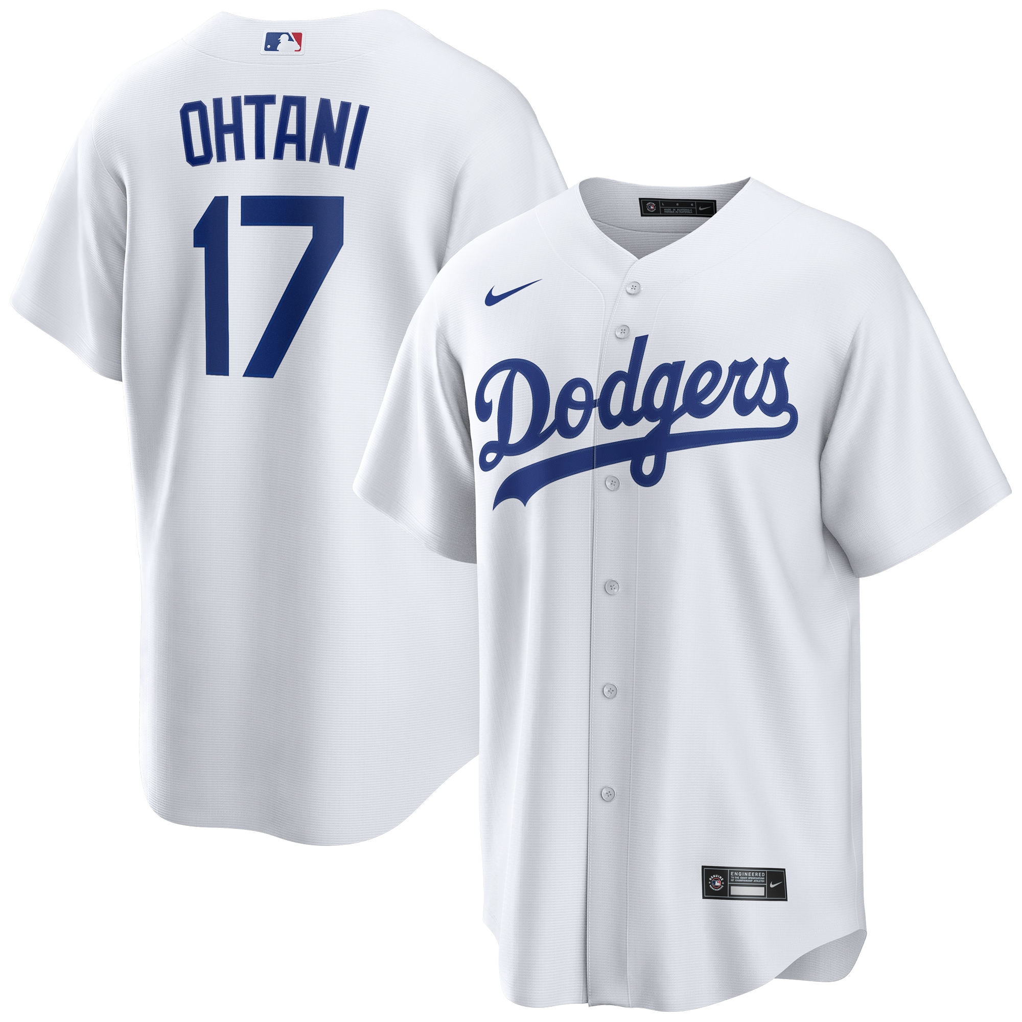 Shohei Ohtani Los Angeles Dodgers Home Replica Player Baseball Jersey - White