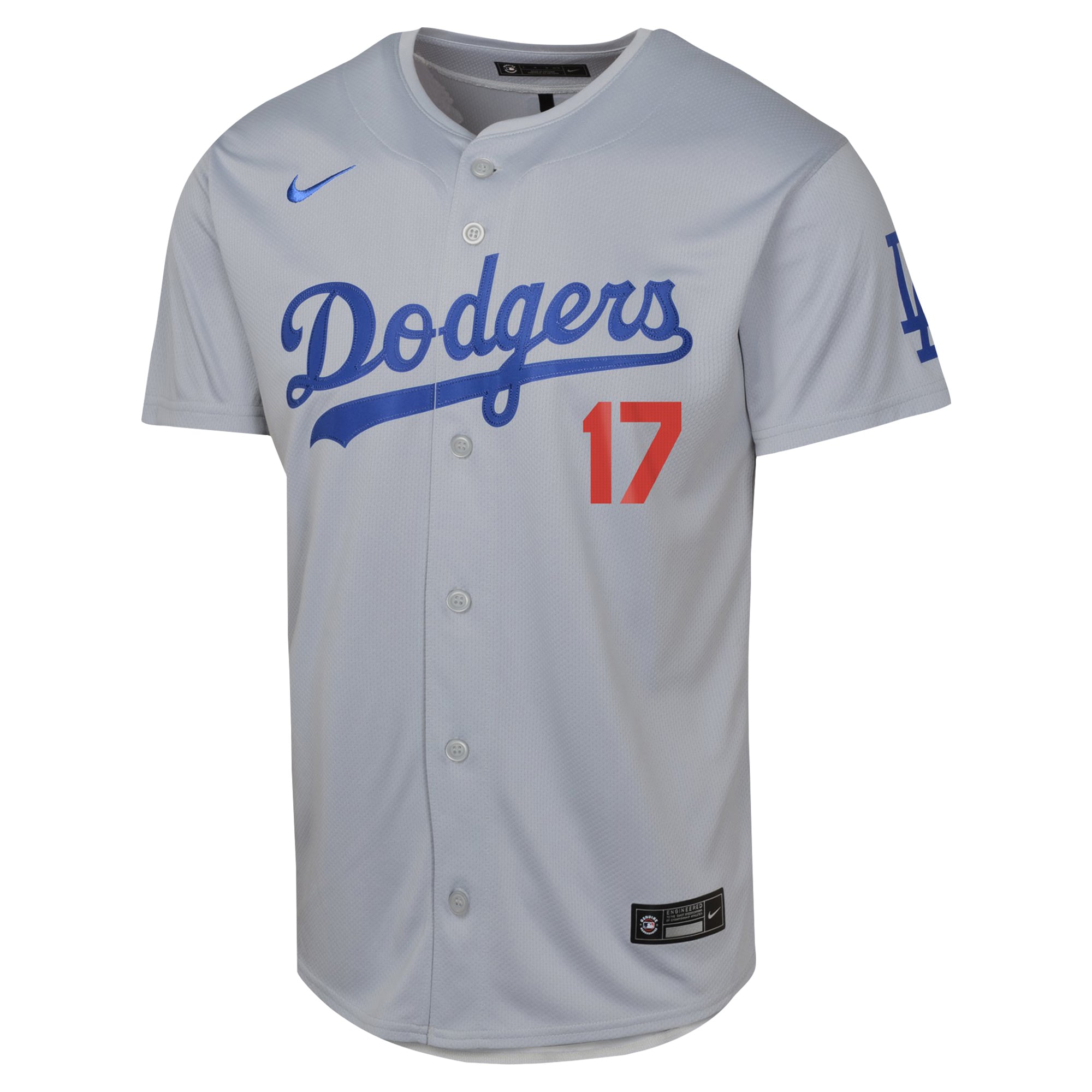 Alternative view of Shohei Ohtani Los Angeles Dodgers Youth Alternate Limited Baseball JerseyÃƒâ€šÃ‚Â ÃƒÂ¢Ã¢â€šÂ¬Ã¢â‚¬Å“ Gray