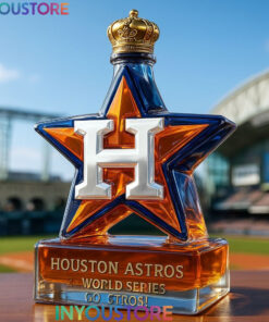 Houston Astros 2x World Series Whiskey Bottle