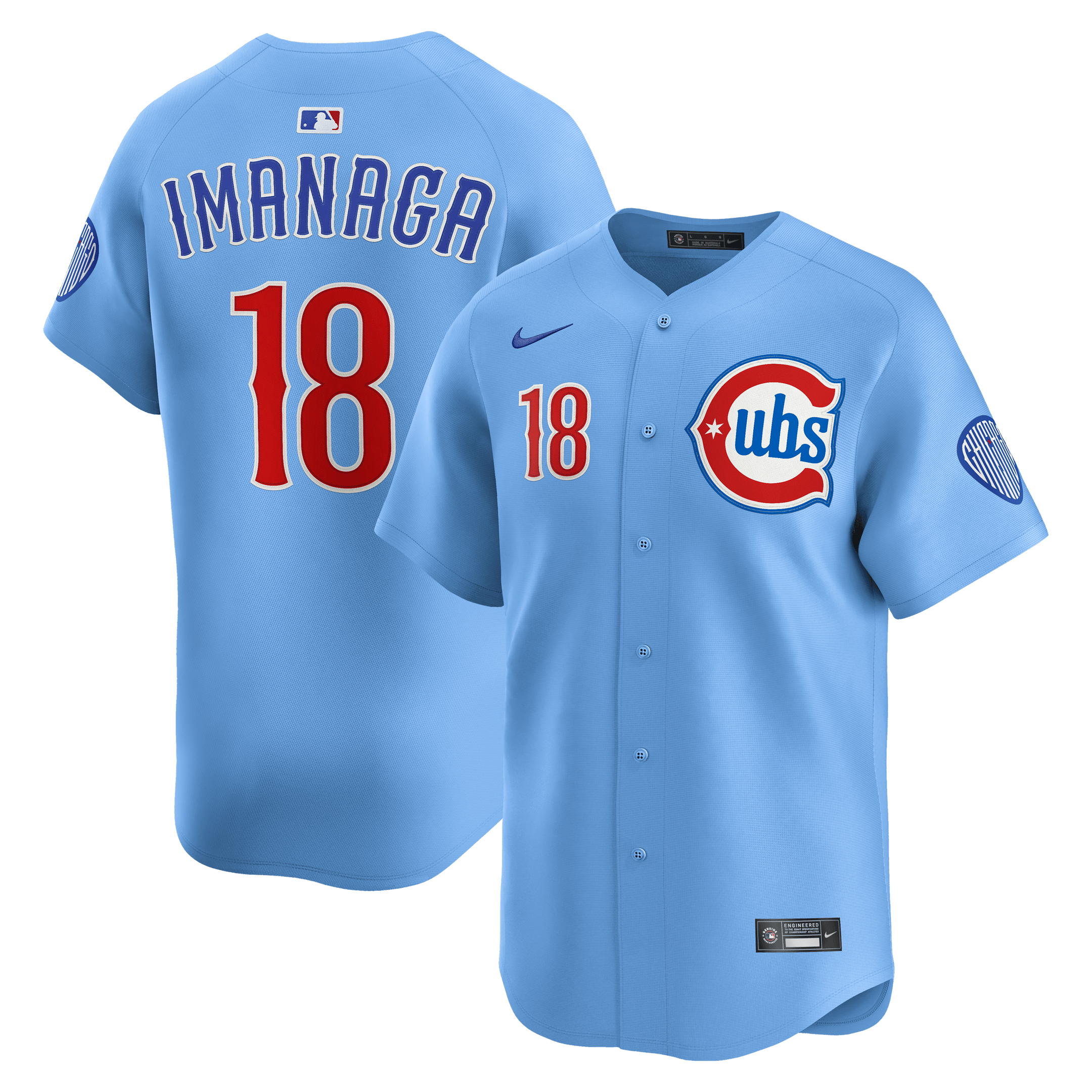Shōta Imanaga 18 Chicago Cubs Limited Alternate 2 Men Baseball Jersey - Baby Blue
