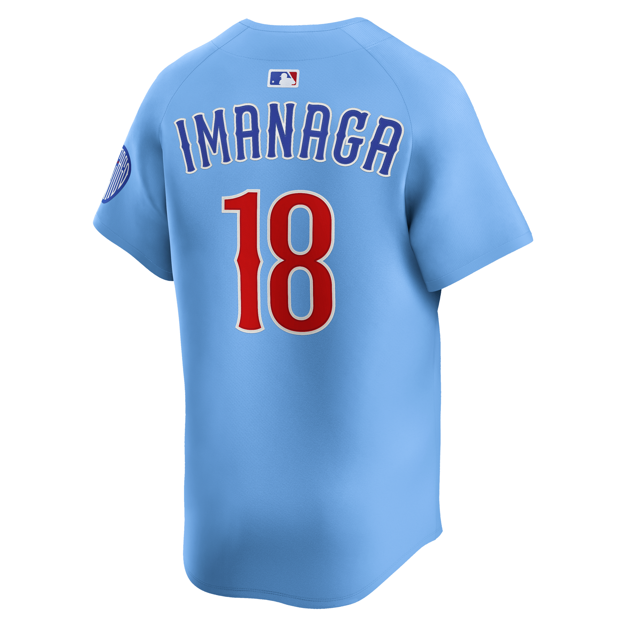 Alternative view of Shōta Imanaga 18 Chicago Cubs Limited Alternate 2 Men Baseball Jersey - Baby Blue
