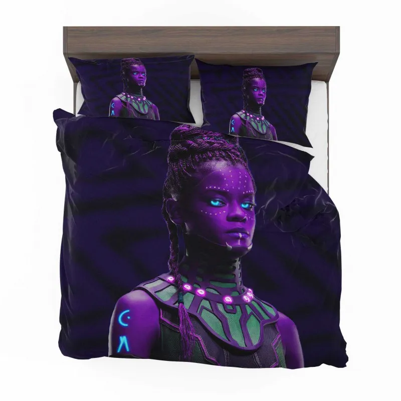Alternative view of Shuri Wakanda Forevers Tech Genius Bedding Set - Custom Bedding Set