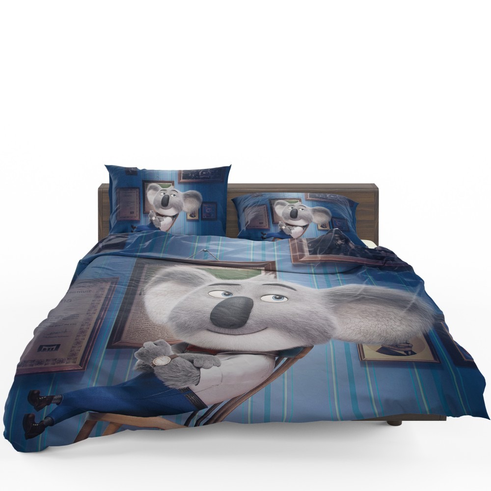 Sing Movie Buster Moon Koala Bedding Set - Custom Bedding Set