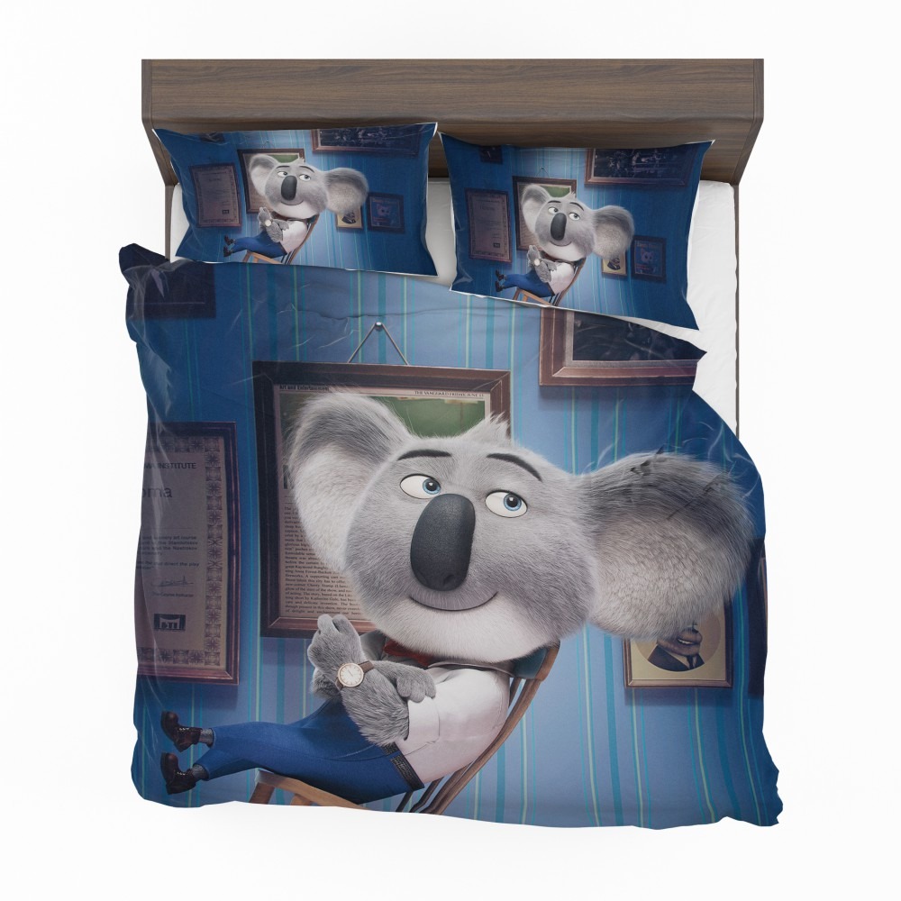 Alternative view of Sing Movie Buster Moon Koala Bedding Set - Custom Bedding Set