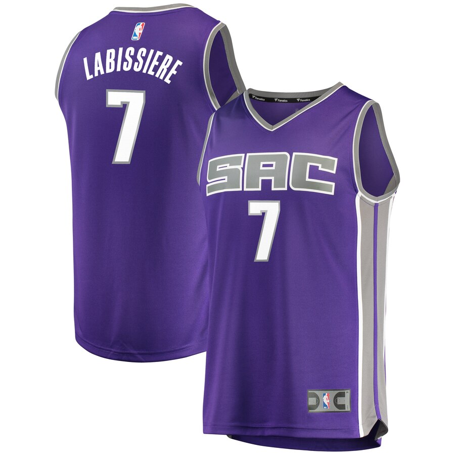 Skal Labissiere Sacramento Kings Fanatics Branded Fast Break Road Replica Player Basketball Jersey - Purple