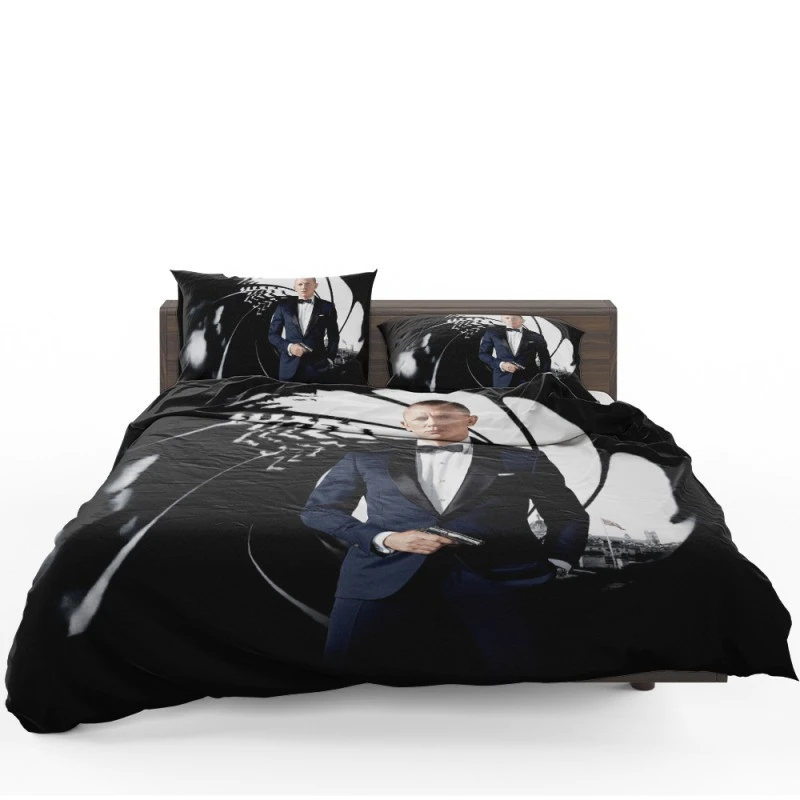 Skyfall Movie James Bond Daniel Craig Bedding Set - Custom Bedding Set