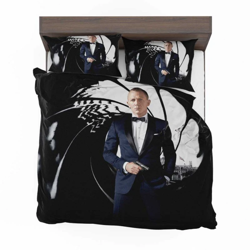 Alternative view of Skyfall Movie James Bond Daniel Craig Bedding Set - Custom Bedding Set