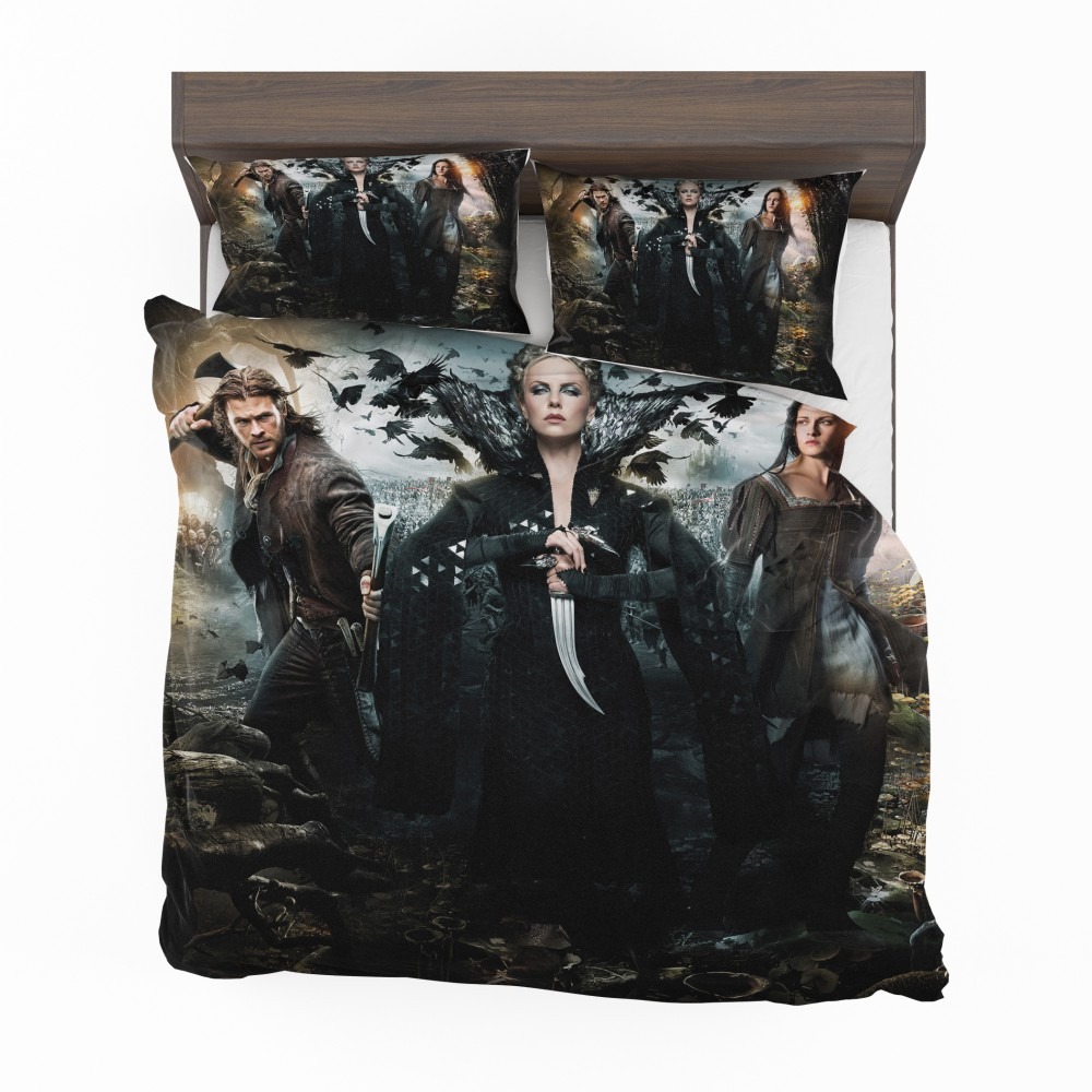 Alternative view of Snow White And The Huntsman Movie Charlize Theron Chris Hemsworth Kristen Stewart Bedding Set - Custom Bedding Set