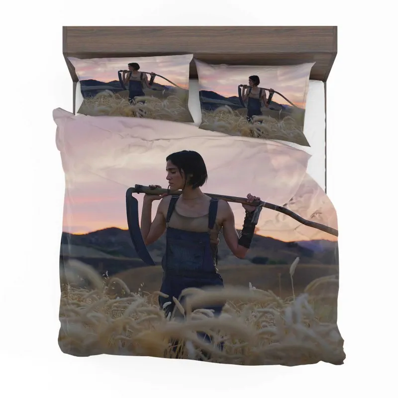 Alternative view of Sofia Boutella As Kora Rebel Moons Warrior Bedding Set - Custom Bedding Set