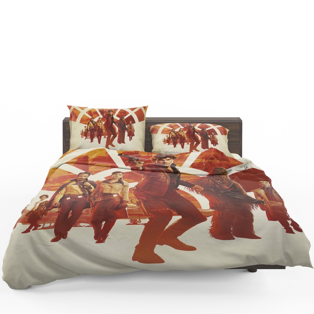 Solo A Star Wars Story Movie Alden Ehrenreich Chewbacca Emilia Clarke Han Solo Qi'ra Bedding Set - Custom Bedding Set