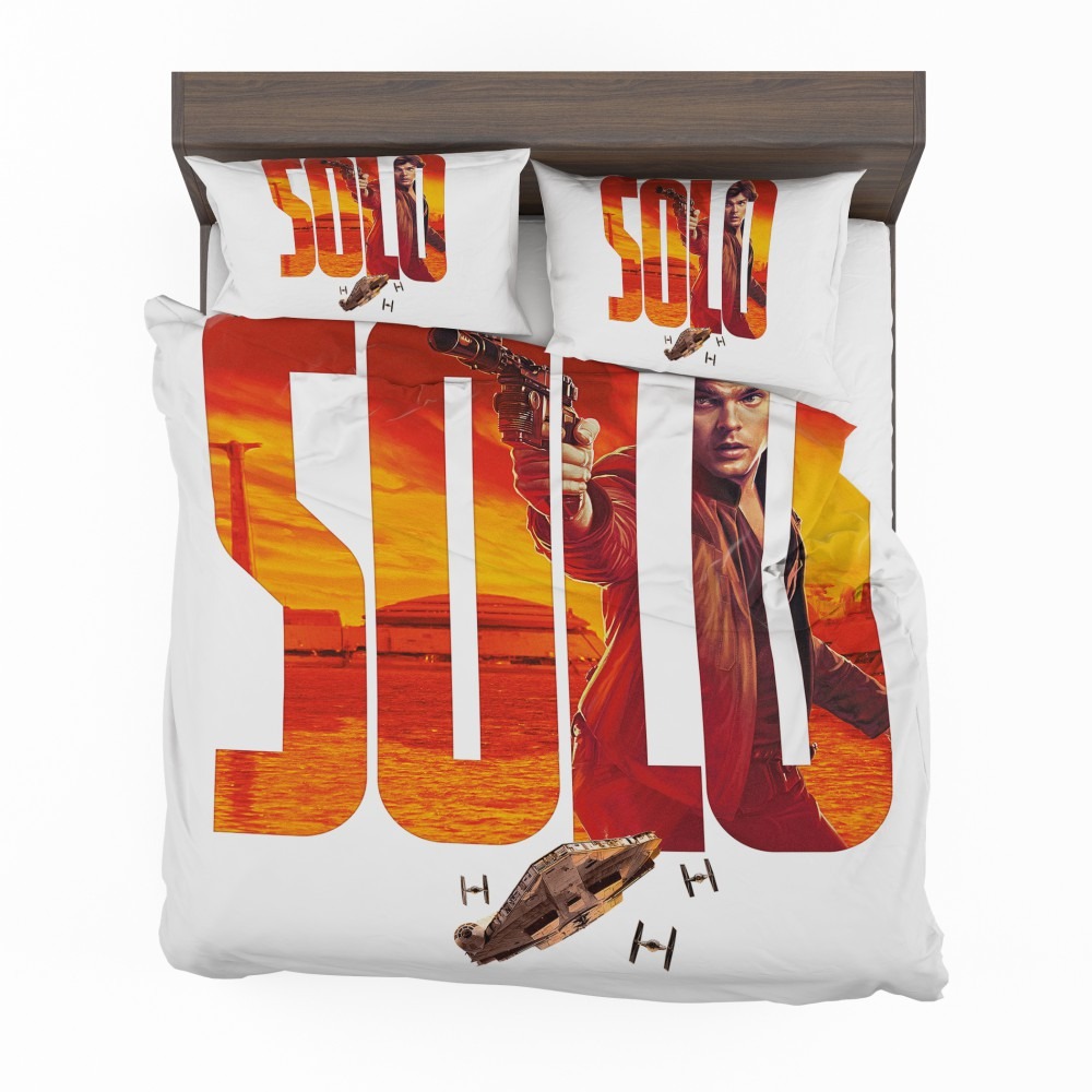 Alternative view of Solo A Star Wars Story Movie Alden Ehrenreich Han Solo Star Wars Bedding Set - Custom Bedding Set