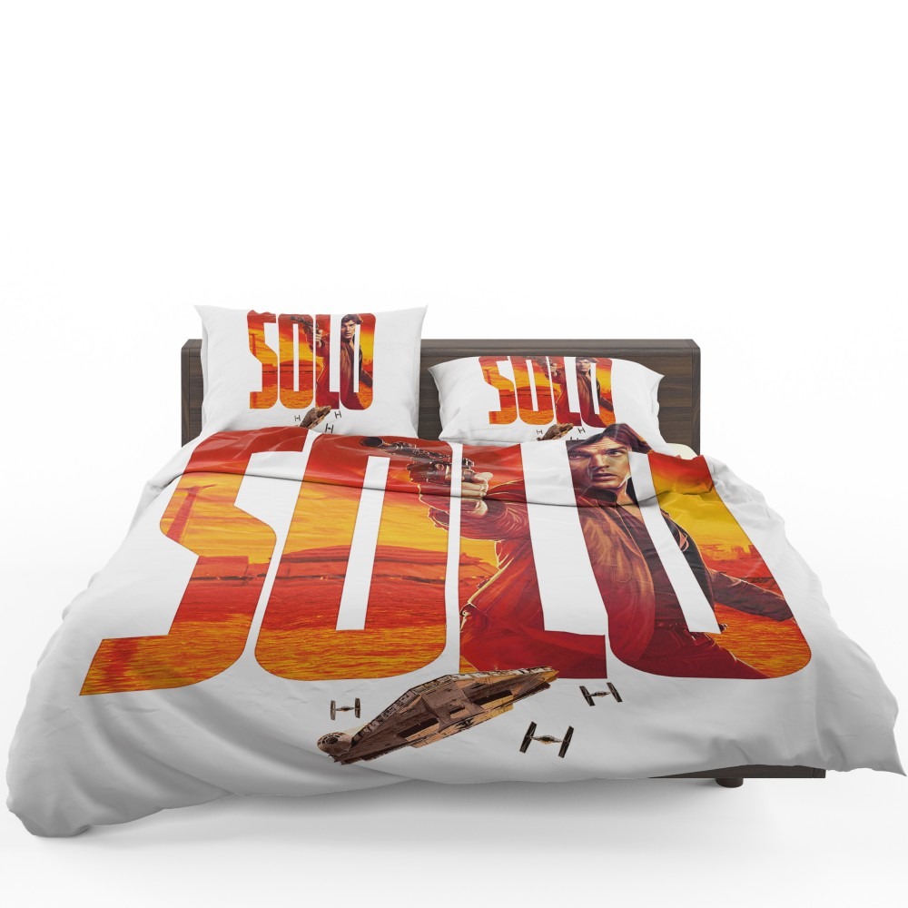 Solo A Star Wars Story Movie Alden Ehrenreich Han Solo Star Wars Bedding Set - Custom Bedding Set