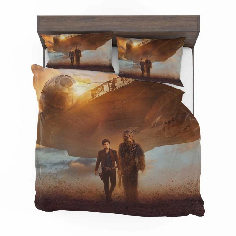 Alternative view of Solo A Star Wars Story Movie Millennium Falcon Bedding Set - Custom Bedding Set