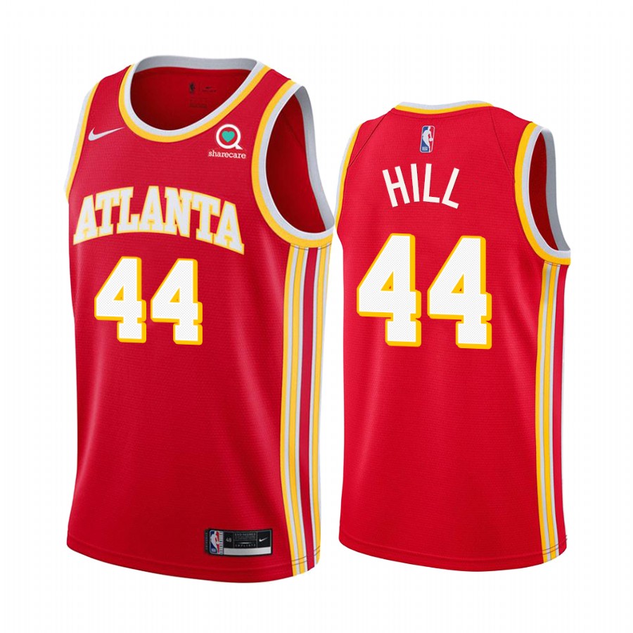 Solomon Hill Atlanta Hawks 2020-21 Red Icon Basketball Jersey 2020 Trade