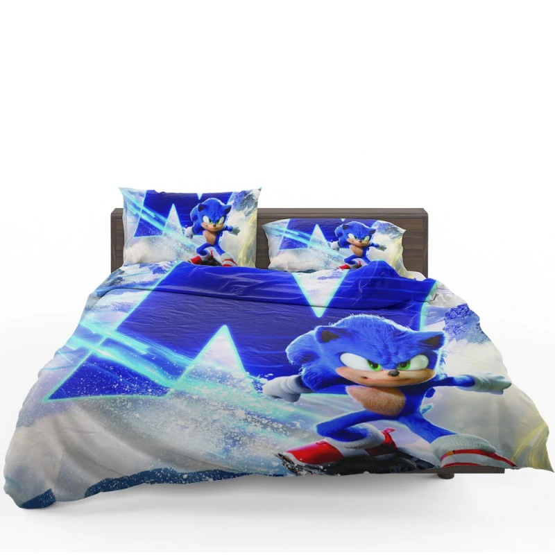 Sonic The Hedgehog 2 Kids Movie Bedding Set - Custom Bedding Set