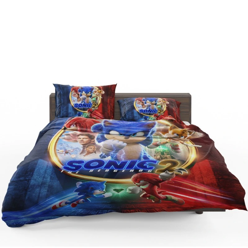 Sonic The Hedgehog 2 Movie Bedding Set - Custom Bedding Set