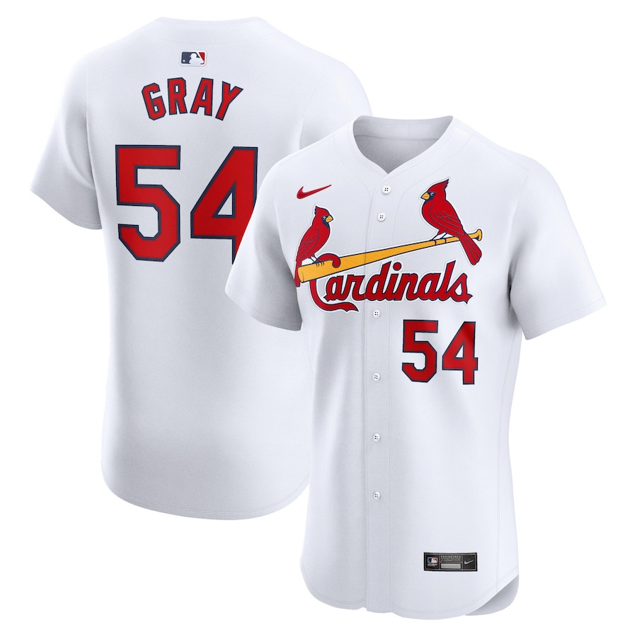 Sonny Gray 54 St. Louis Cardinals Home Elite Player Men Baseball Jersey - White 