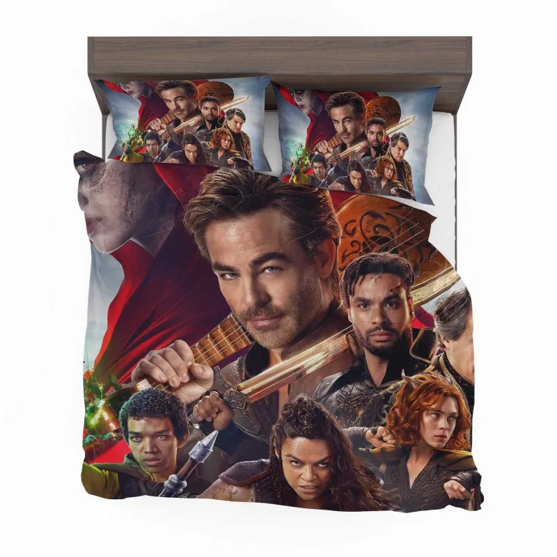 Alternative view of Sophia Lillis Honor Among Thieves Quest Bedding Set - Custom Bedding Set