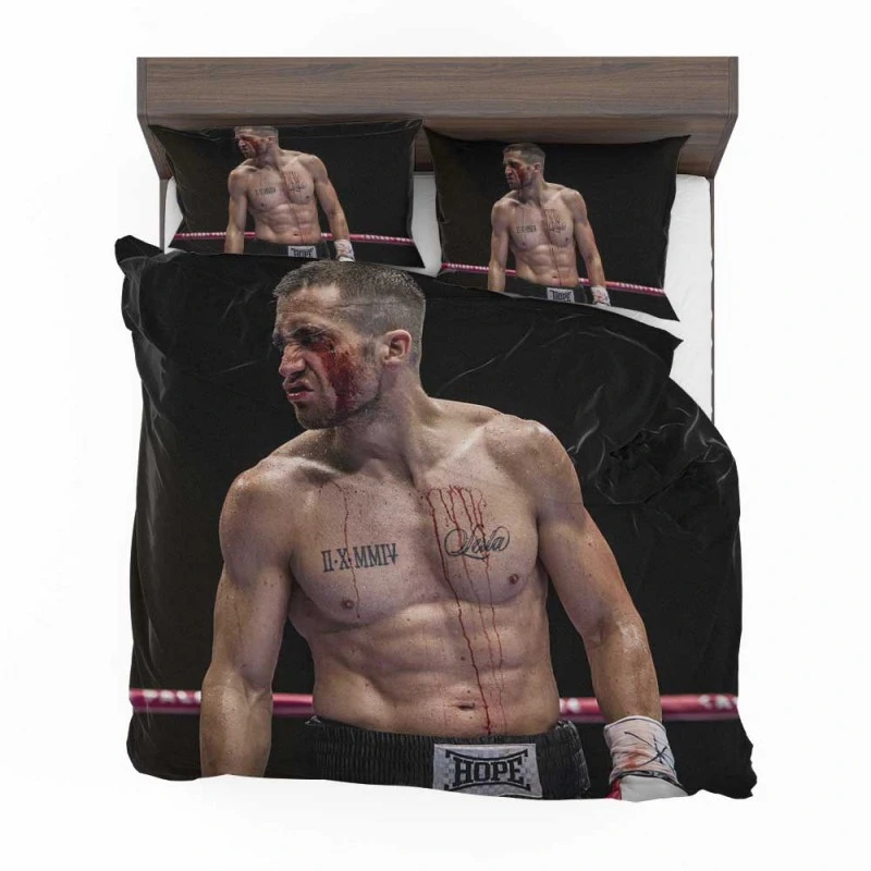 Alternative view of Southpaw Movie Jake Gyllenhaal Bedding Set - Custom Bedding Set
