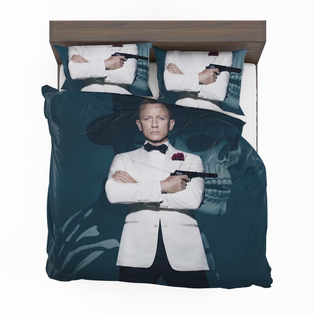Alternative view of Spectre Movie Daniel Craig Bedding Set - Custom Bedding Set