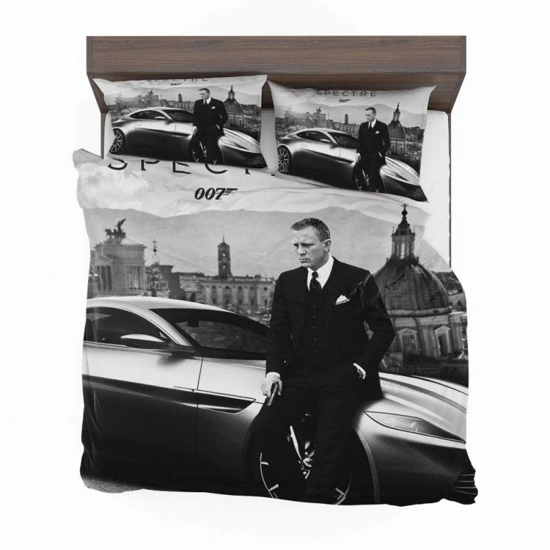 Alternative view of Spectre Movie James Bond 007 Bedding Set - Custom Bedding Set