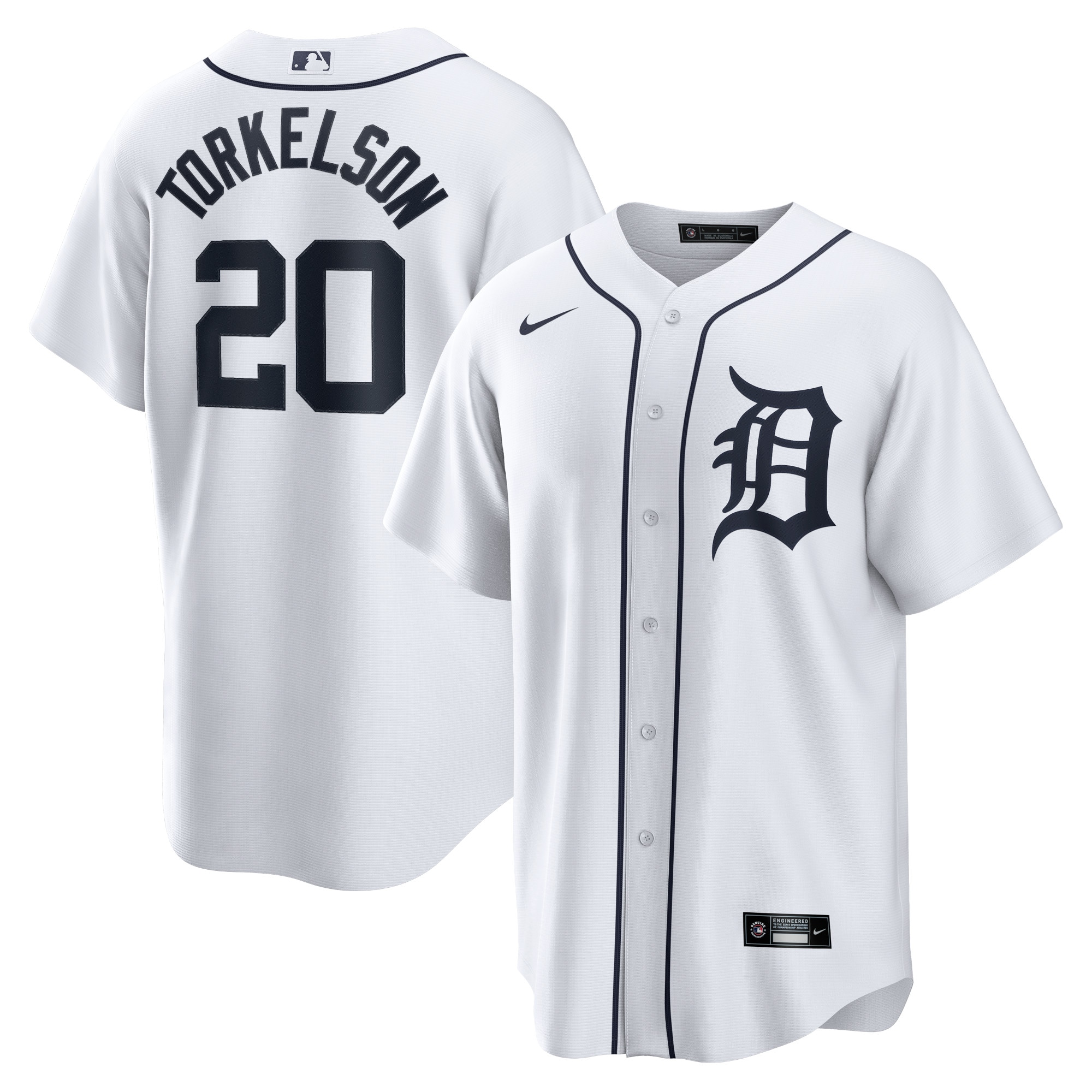 Spencer Torkelson Detroit Tigers Home Replica Baseball Jersey - White