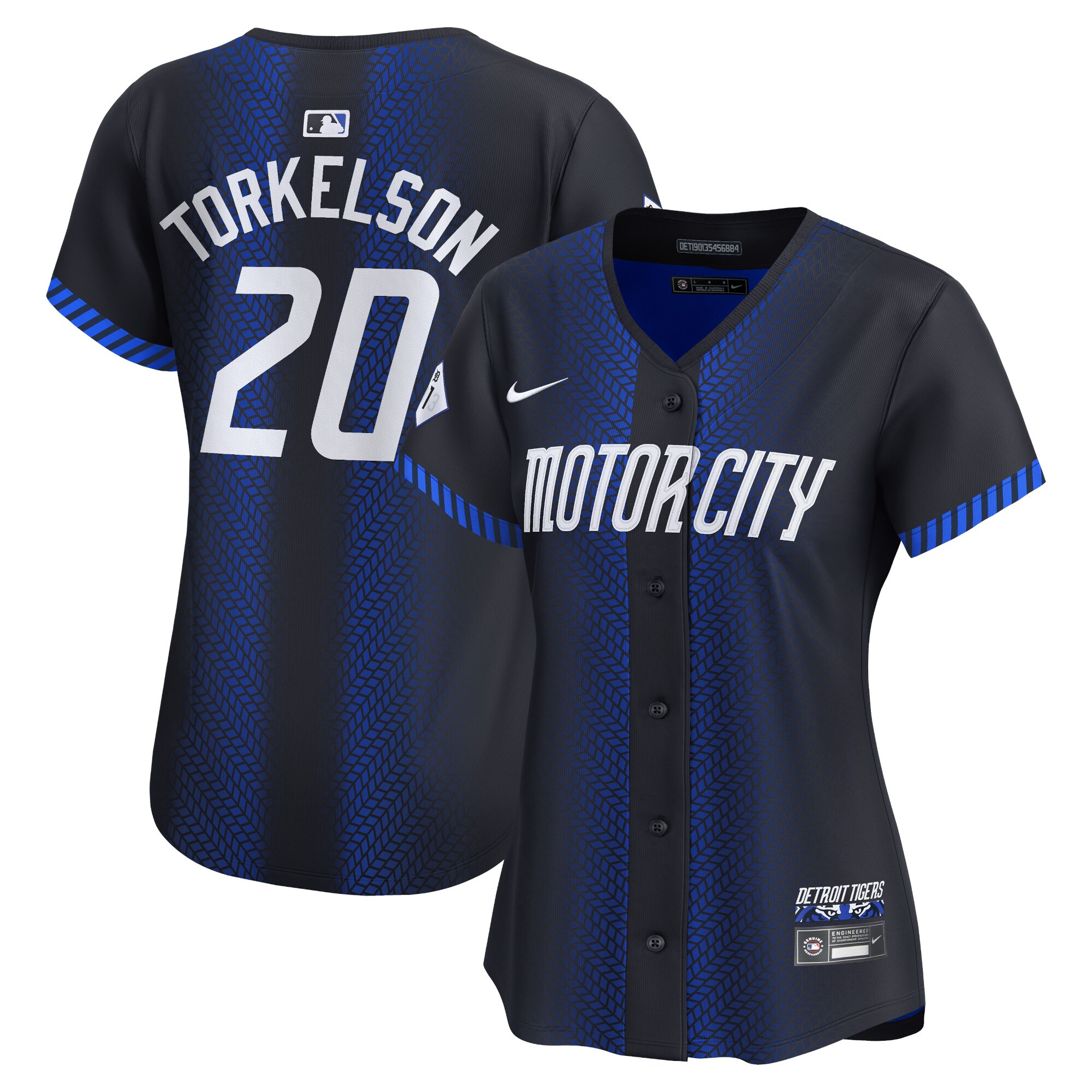 Spencer Torkelson Detroit Tigers Women's 2024 City Connect Limited Baseball Jersey - Blue