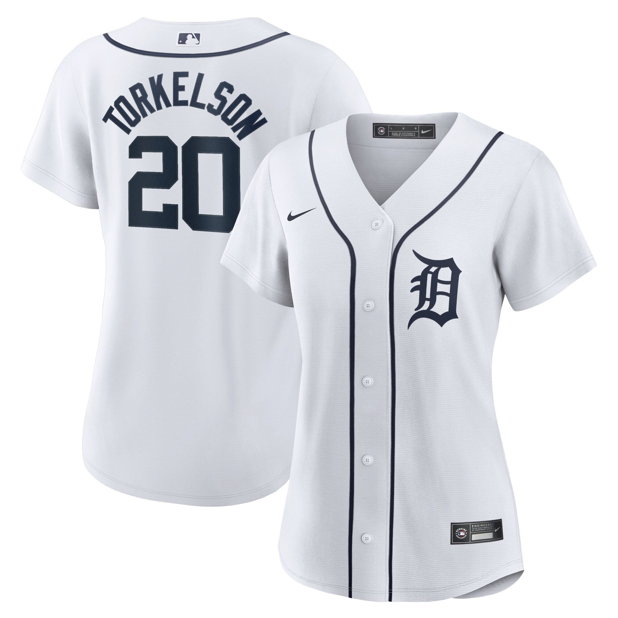 Spencer Torkelson Detroit Tigers Women's Home Replica Player Baseball Jersey - White