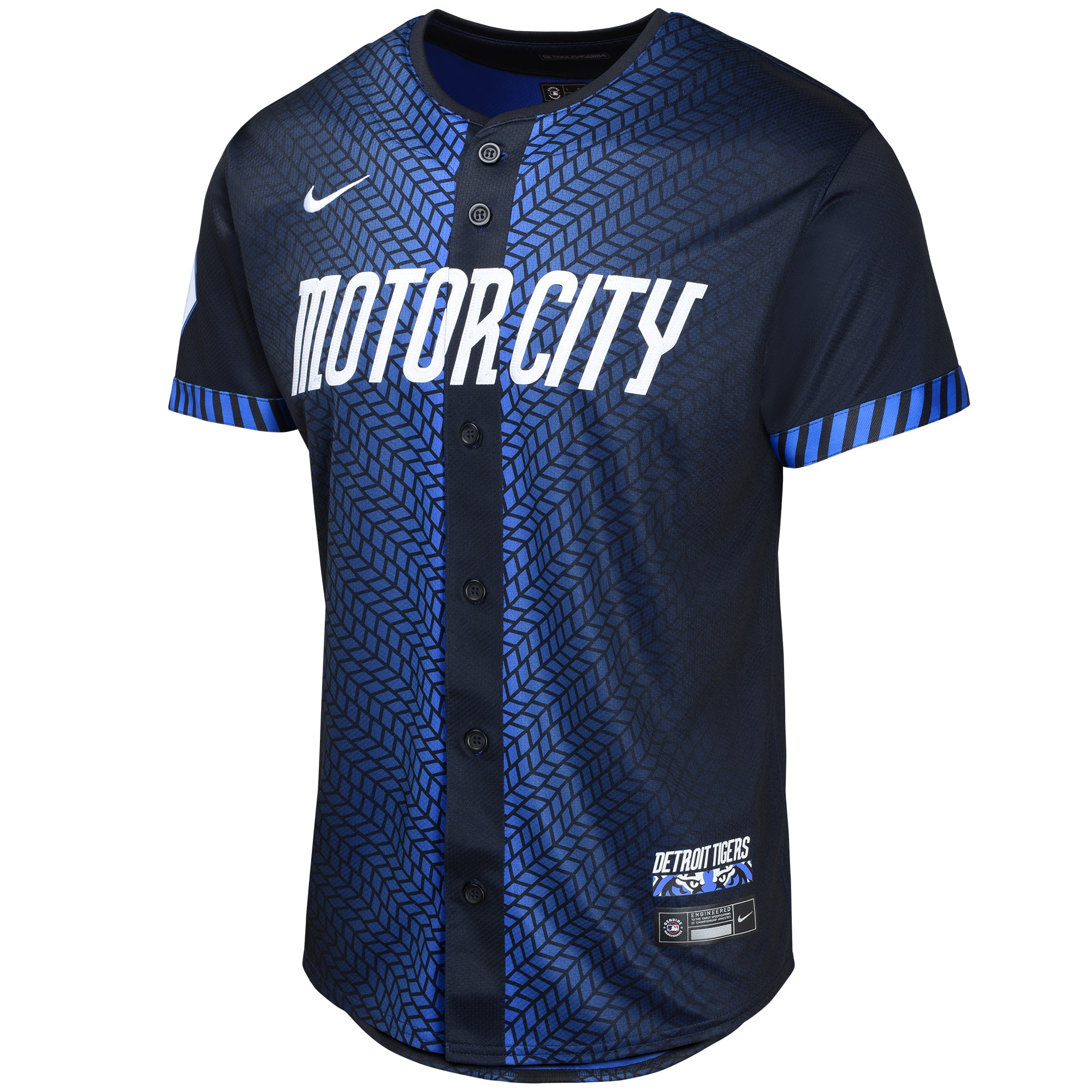 Alternative view of Spencer Torkelson Detroit Tigers Youth 2024 City Connect Limited Baseball Jersey - Navy