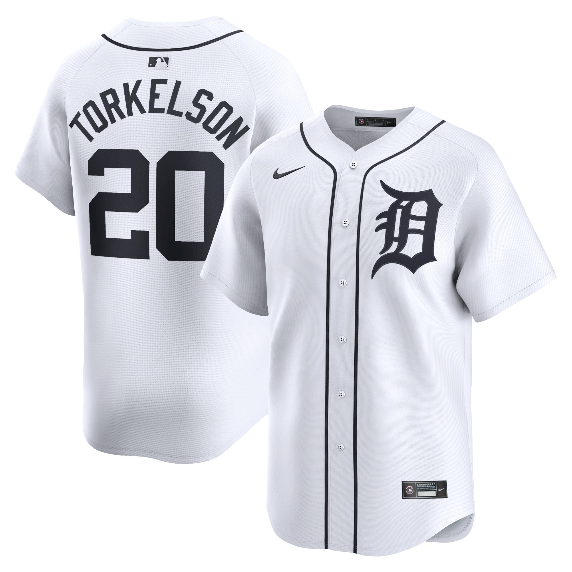 Spencer Torkelson Detroit Tigers Youth Home Limited Player Baseball Jersey - White