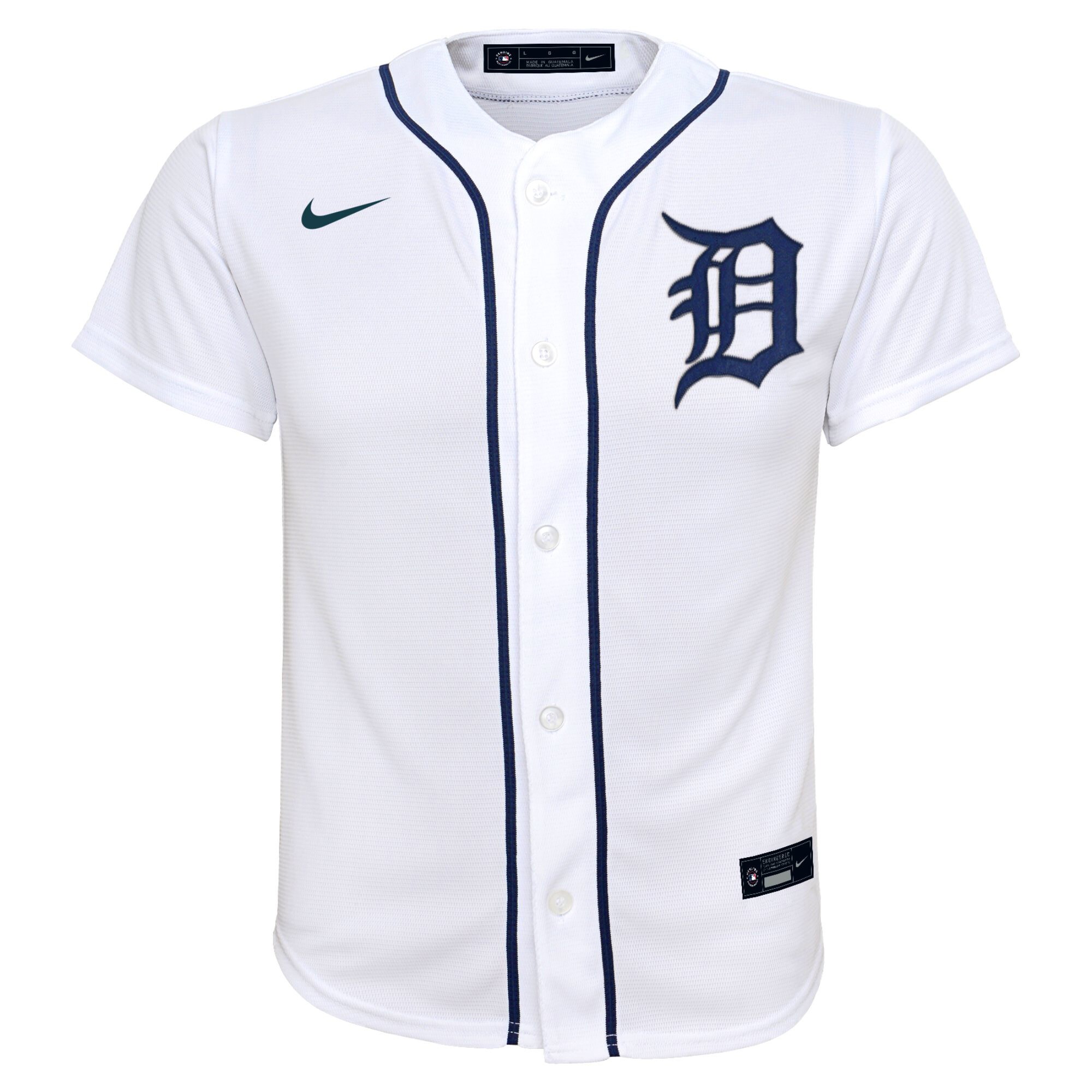 Alternative view of Spencer Torkelson Detroit Tigers Youth Home Replica Player Baseball Jersey - White