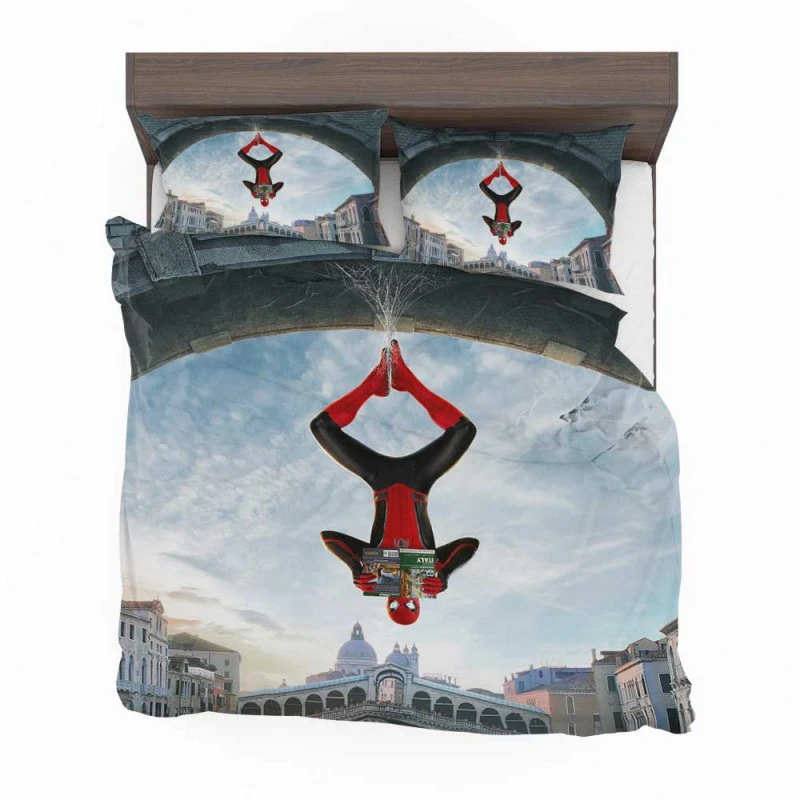 Alternative view of Spider-Man Far From Home Film Super Hero Teen Bedding Set - Custom Bedding Set