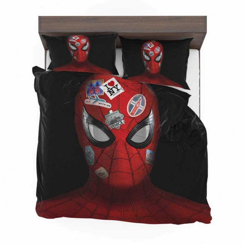 Alternative view of Spider-Man Far From Home Marvel MCU Film Bedding Set - Custom Bedding Set