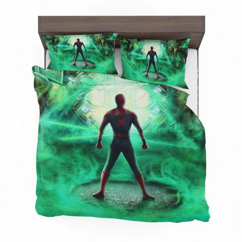 Alternative view of Spider-Man Far From Home Movie Tom Holland Bedding Set - Custom Bedding Set