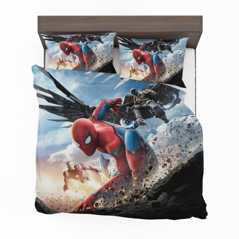 Alternative view of Spider Man Home Coming Bedding Set - Custom Bedding Set
