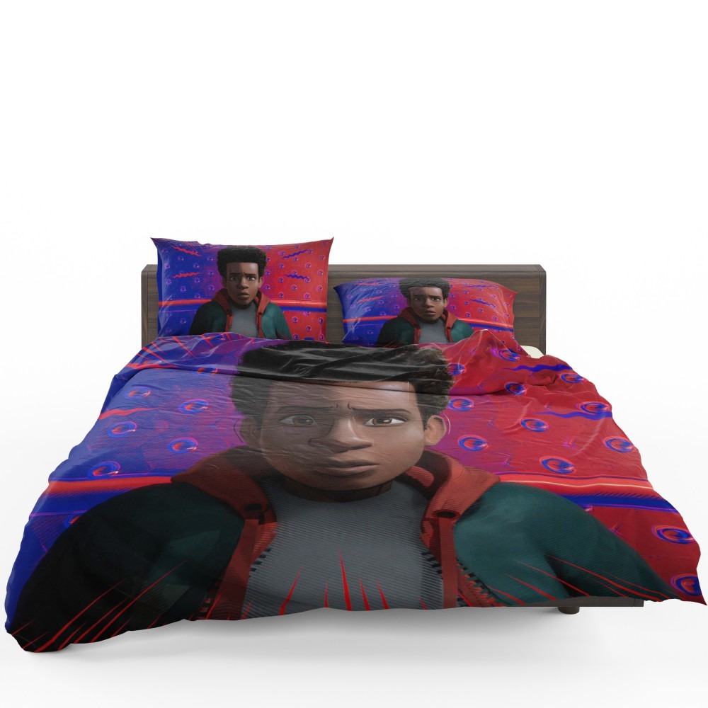 Spider-Man Into The Spider-Verse Movie Avenger Spider Universe Bedding Set - Custom Bedding Set