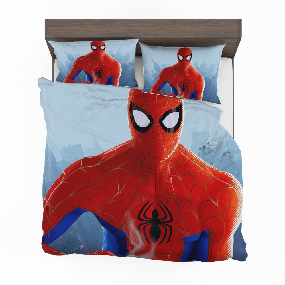 Alternative view of Spider-Man Into The Spider-Verse Movie Bedding Set - Custom Bedding Set