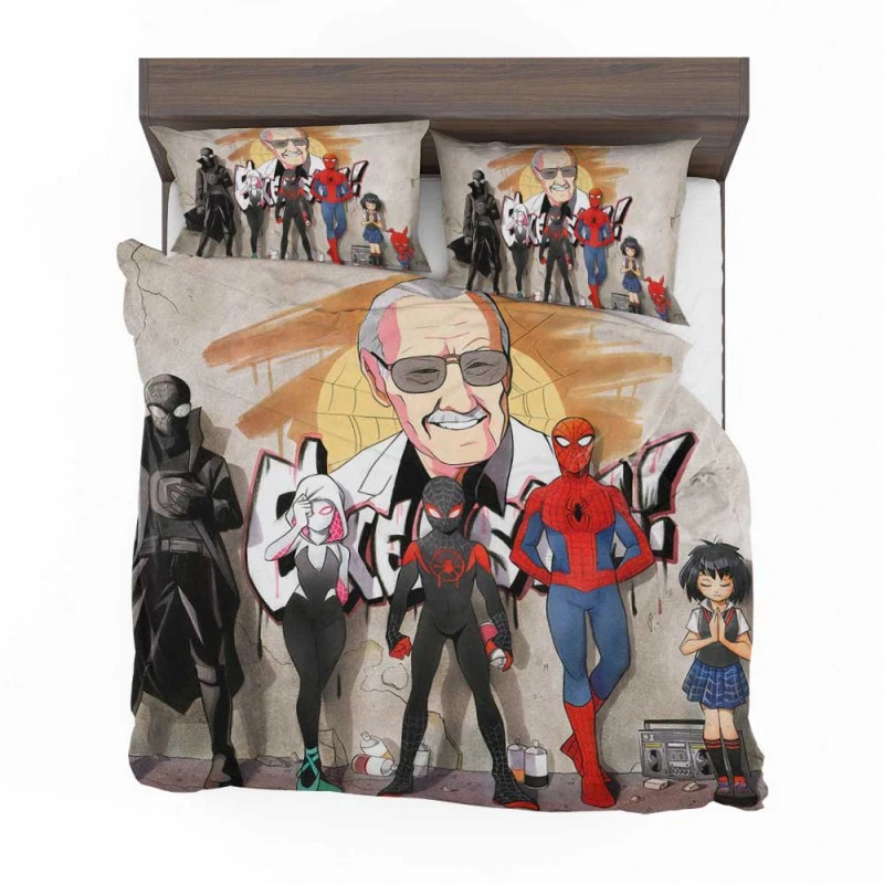Alternative view of Spider-Man Into The Spider-Verse Movie Bedding Set - Custom Bedding Set