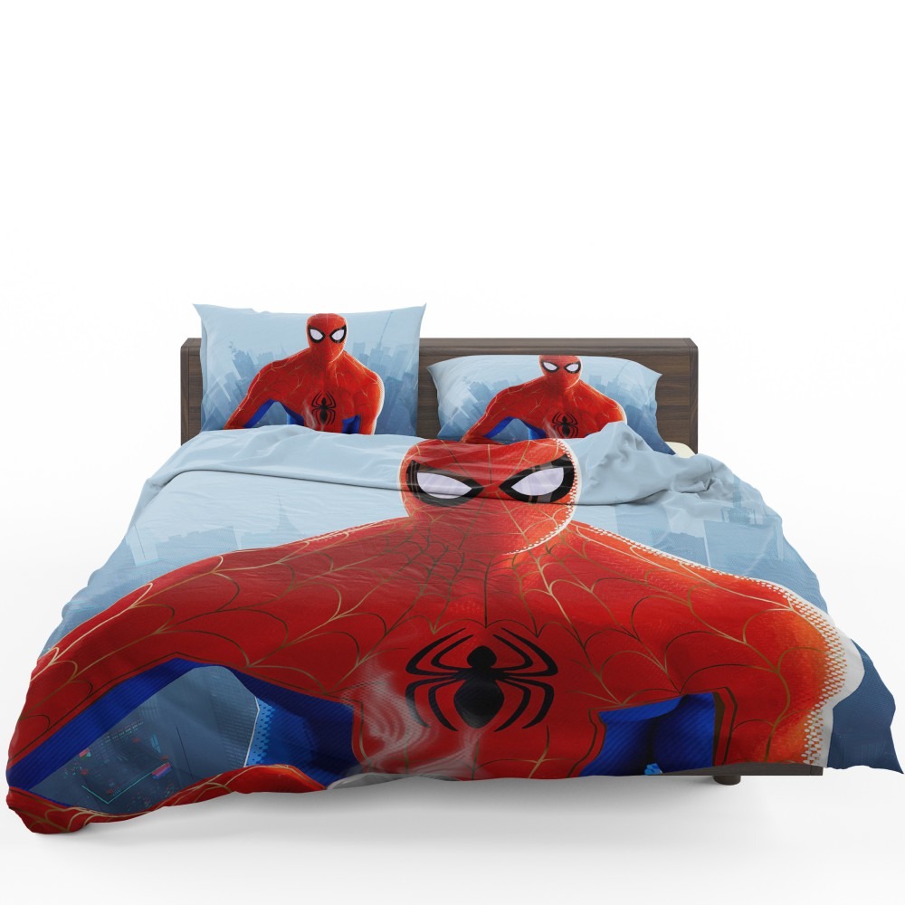 Spider-Man Into The Spider-Verse Movie Bedding Set - Custom Bedding Set
