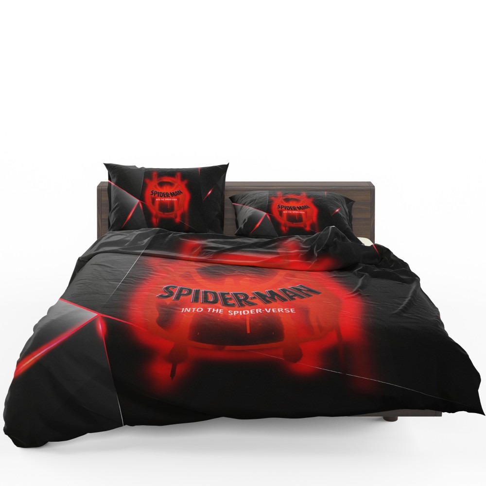 Spider-Man Into The Spider-Verse Movie Marvel MCU Universe Bedding Set - Custom Bedding Set