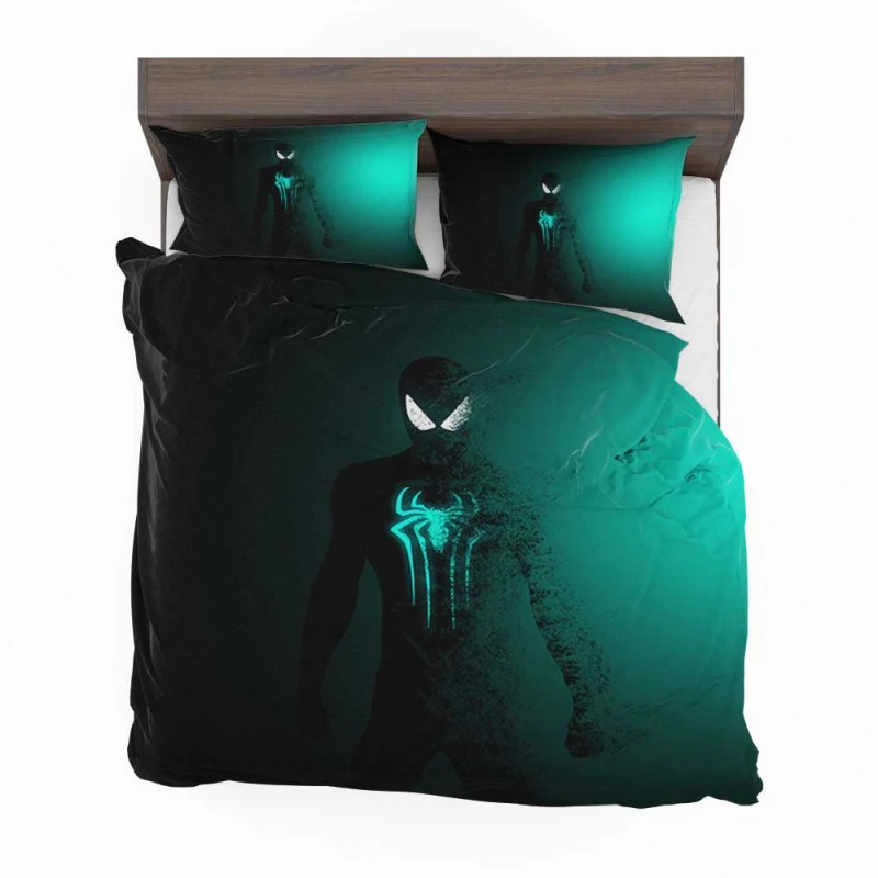 Alternative view of Spider-Man Movie Neon Bedding Set - Custom Bedding Set