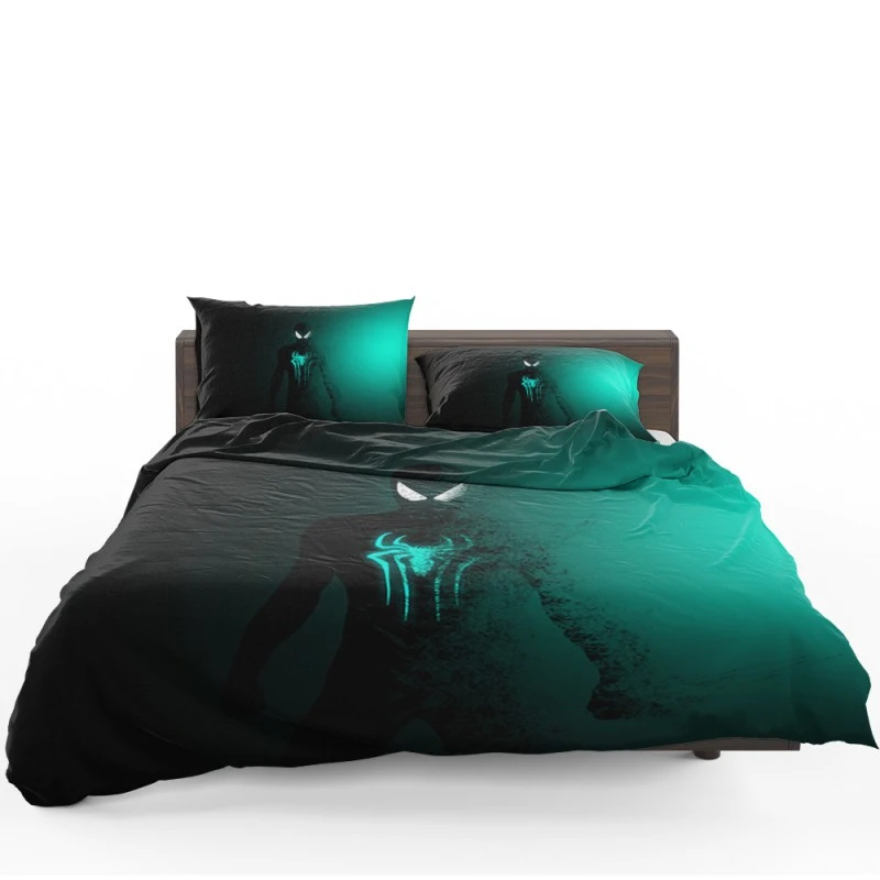 Spider-Man Movie Neon Bedding Set - Custom Bedding Set